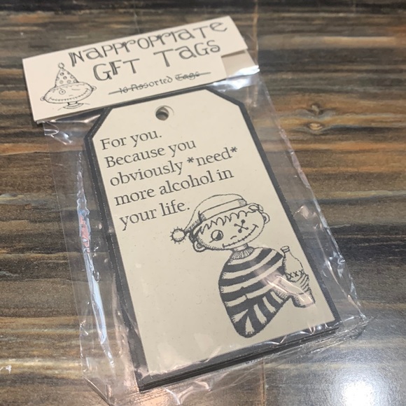 🌶3/$14🌶Weird gift tags pack of 10 - Picture 1 of 6